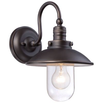 Downtown Edison Domed Outdoor Wall Sconce by Minka-Lavery - Starlight Lighting USA and Canada